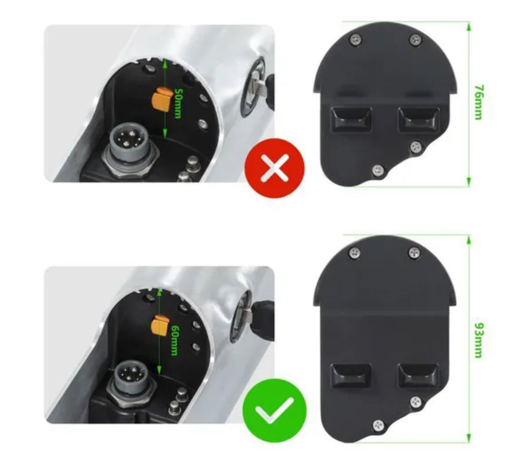 YOSE POWER Batterie Vélo électrique 36V 13Ah REENTION EEL-PRO(52) pour Zündapp Z808