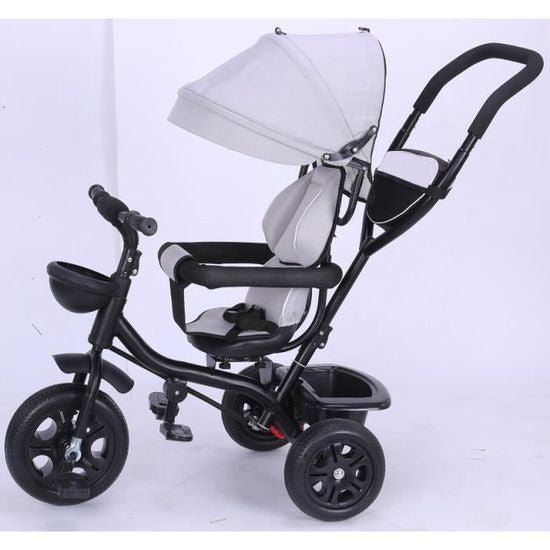 Tricycle évolutif mixte pour enfant de 1 à 5 ans - Gris
