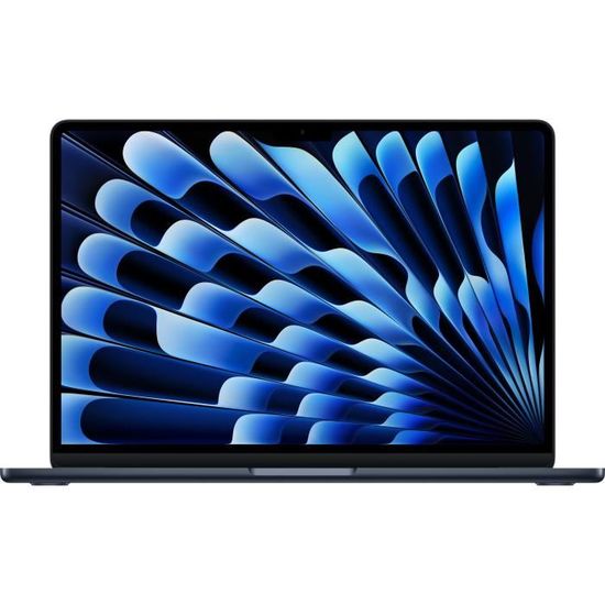 Apple - 13,6" MacBook Air M4 (2025) - RAM 16Go - Stockage 256Go - CPU 10 cœurs - GPU 8 cœurs - Minuit